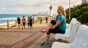 Planting your Fasciitis on the Picturesque Umhlanga Promenade
